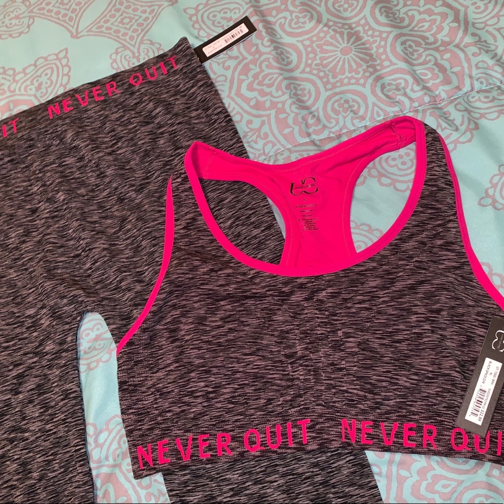 Leggings and sports bra set
